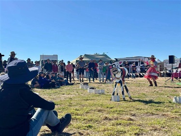 Birdsville Carnival - CrackUp Sisters live entertainment